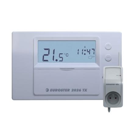 Euroster Regulator temperatury bezprzewodowy biały E2026TXRXG