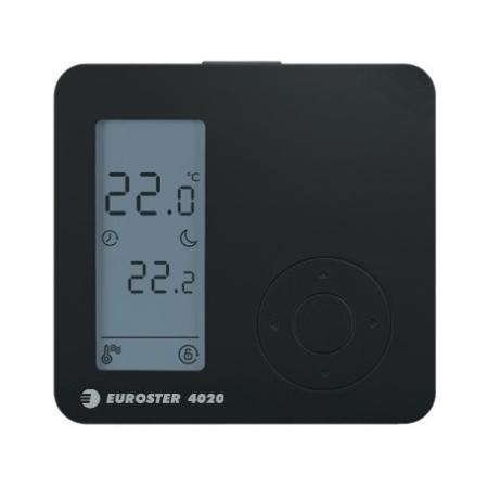 Euroster Regulator temperatury ogrzewania podłogowego czarny E4020B