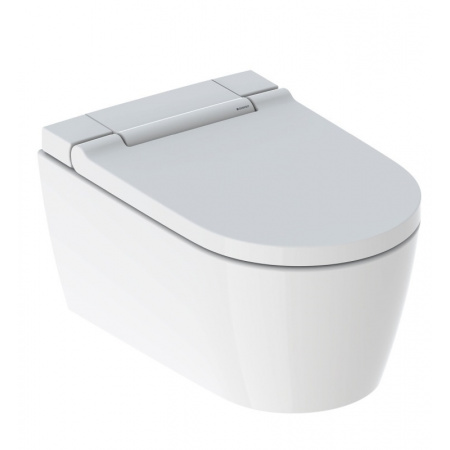 Geberit AquaClean Sela Toaleta WC myjąca podwieszana 56,5x37,5 cm bez kołnierza z deską wolnoopadającą biała 146.222.11.1