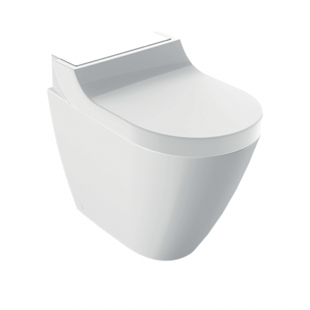Geberit AquaClean Tuma Comfort Toaleta WC myjąca 52,3x36 cm bez kołnierza + deska biała/szkło 146.310.SI.1