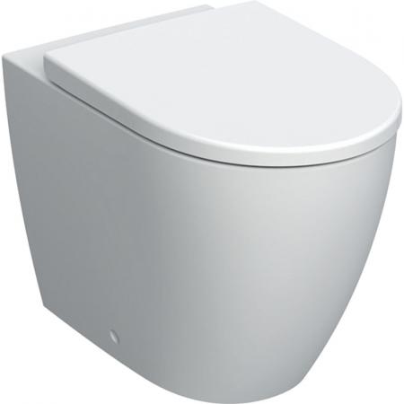 Geberit iCon Zestaw Toaleta WC stojąca 56x36 cm bez kołnierza + deska wolnoopadająca biały alpin mat 502.383.JT.1