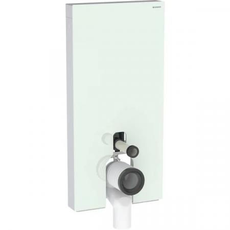 Geberit Monolith Moduł sanitarny do WC stojącej 101x48 cm szkło miętowe/aluminium 131.003.SL.5