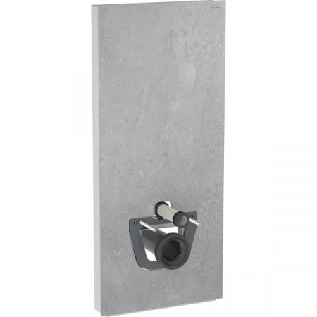 Geberit Monolith Moduł sanitarny do WC wiszącej 114x50,5 cm gres szkliwiony efekt betonu/aluminium 131.031.JV.5
