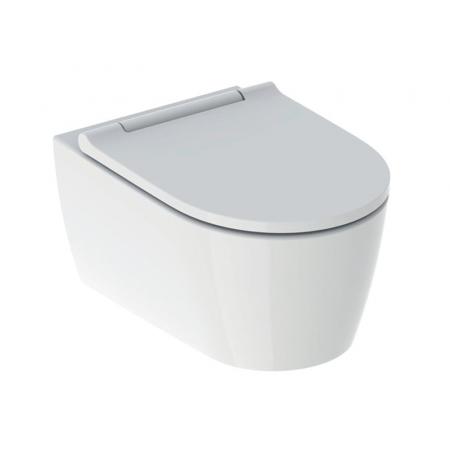 Geberit One Toaleta WC 54x37 cm bez kołnierza + deska wolnoopadająca cienka biała 500.201.01.1