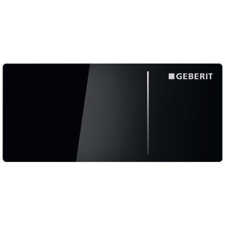 Geberit Sigma70 Przycisk spłukujący do WC typ 70 zdalny, szkło czarne 115.630.SJ.1