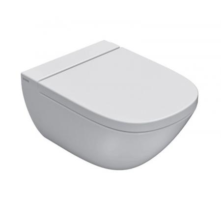 Globo Stockholm Toaleta WC 51x37 cm biały połysk LAS03BI