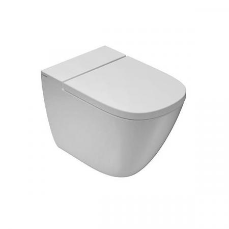 Globo Stockholm Toaleta WC stojąca 58x37 cm biały połysk LA001BI