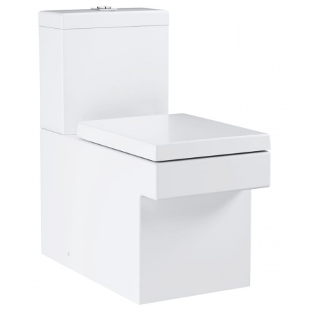 Grohe Cube Ceramic Toaleta WC kompaktowa 69x37 cm bez kołnierza z powłoką PureGuard, biała 3948400H