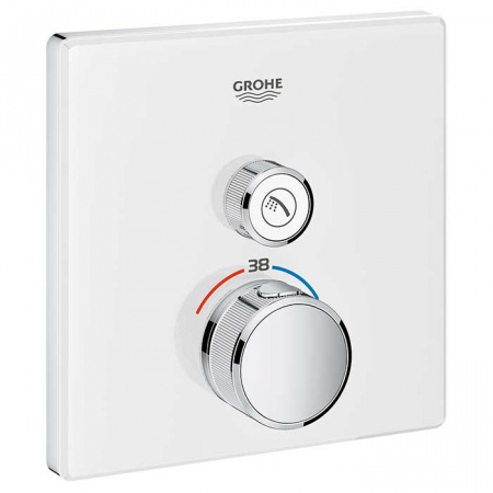 Grohe Grohtherm SmartControl Bateria prysznicowa podtynkowa termostatyczna moon white 29153LS0