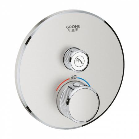 Grohe Grohtherm SmartControl Bateria prysznicowa termostatyczna podtynkowa stal nierdzewna 29118DC0