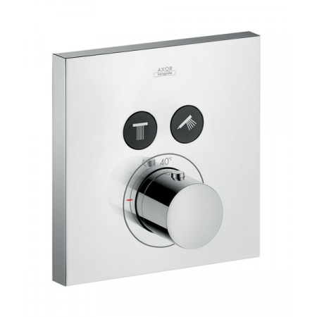Axor ShowerSelect Square Bateria wannowo-prysznicowa podtynkowa termostatyczna chrom 36715000