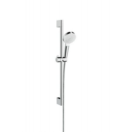 Hansgrohe Crometta Unica EcoSmart Zestaw prysznicowy natynkowy biały/chrom 26535400
