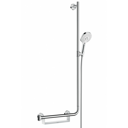 Hansgrohe Raindance Select S Zestaw prysznicowy 110 cm prawy EcoSmart, chrom/biały 26327400