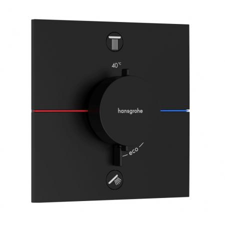 Hansgrohe ShowerSelect Comfort E Bateria wannowo-prysznicowa podtynkowa termostatyczna czarny mat 15578670