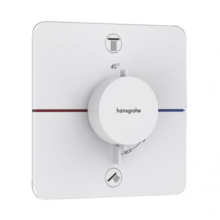 Hansgrohe ShowerSelect Comfort Q Bateria wannowo-prysznicowa podtynkowa termostatyczna biały mat 15586700