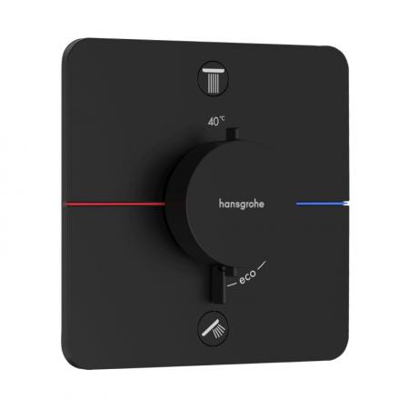 Hansgrohe ShowerSelect Comfort Q Bateria wannowo-prysznicowa podtynkowa termostatyczna czarny mat 15586670