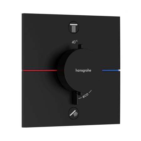 Hansgrohe ShowerSelect E Bateria wannowo-prysznicowa podtynkowa termostatyczna czarny mat 15572670