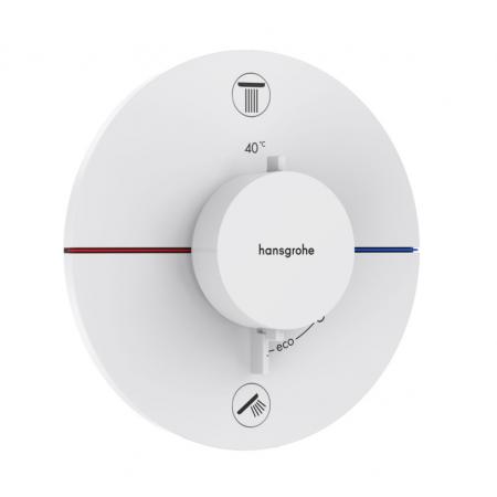 Hansgrohe ShowerSelect S Bateria wannowo-prysznicowa podtynkowa termostatyczna biały mat 15556700