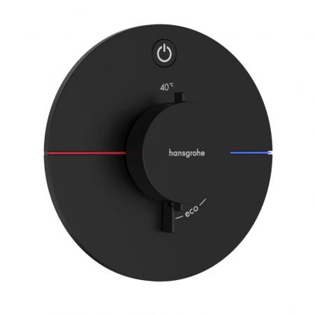 Hansgrohe ShowerSelect S Bateria prysznicowa podtynkowa termostatyczna czarny mat 15553670