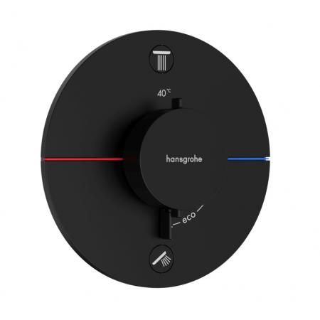 Hansgrohe ShowerSelect S Bateria wannowo-prysznicowa podtynkowa termostatyczna czarny mat 15554670