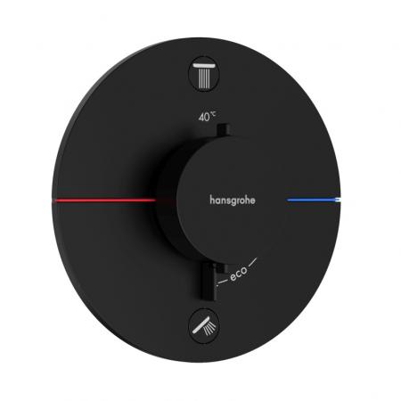 Hansgrohe ShowerSelect S Bateria wannowo-prysznicowa podtynkowa termostatyczna czarny mat 15556670