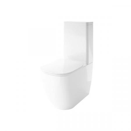 Hidra Faster Toaleta WC stojąca kompaktowa bez kołnierza biały połysk FAR12.001