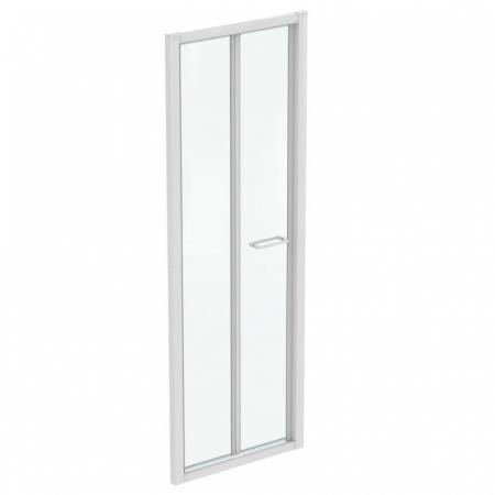 Ideal Standard Connect 2 Drzwi składane 70x195,5 cm profile biały mat szkło przezroczyste K968901