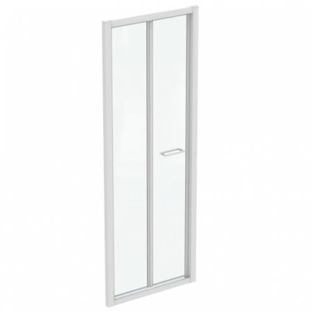 Ideal Standard Connect 2 Drzwi składane 75x195,5 cm profile biały mat szkło przezroczyste K969001