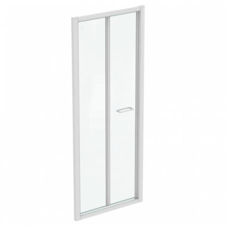 Ideal Standard Connect 2 Drzwi składane 80x195,5 cm profile biały mat szkło przezroczyste K969101