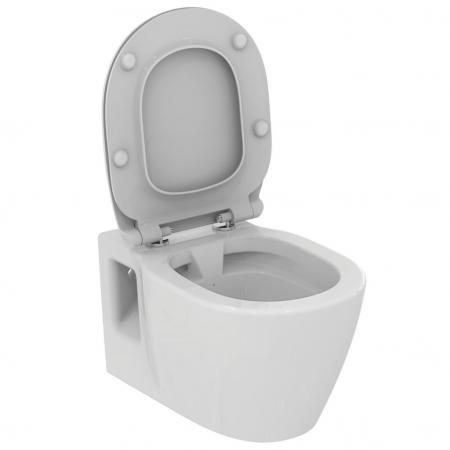 Ideal Standard Connect Miska WC wisząca rimless bez kołnierza 36x55 cm, z powłoką Ideal Plus, biała E8174MA