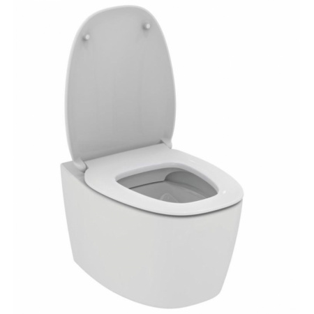 Ideal Standard Dea Toaleta WC podwieszana 55x36,5 cm Rimless bez kołnierza z deską sedesową wolnoopadającą, biała T331801