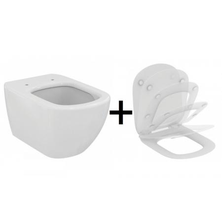 Ideal Standard Tesi Zestaw Toaleta WC AquaBlade z deską Thin T007901+T352701