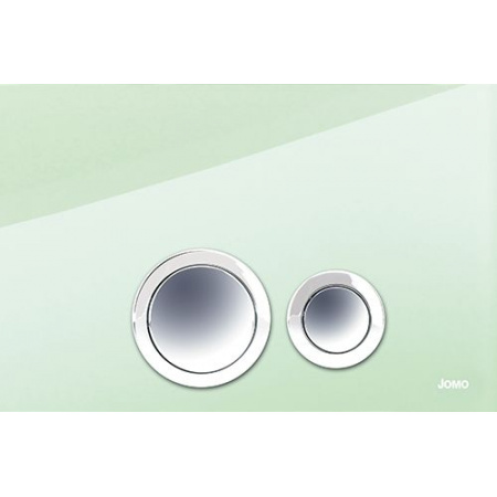 Werit/Jomo Elegance 2.0 Przycisk WC szkło zielony satynowy 167-35001261-00