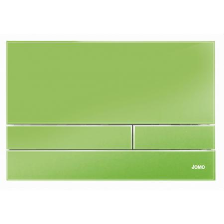Werit/Jomo Exclusive 2.1 Przycisk WC szkło lśniący zielony/chrom połysk 167-41001260-00/102-000000260