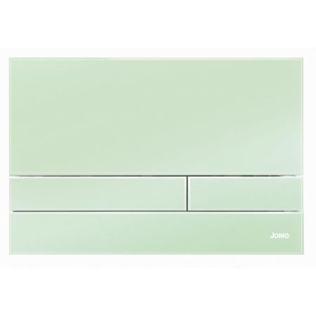 Werit/Jomo Exclusive 2.1 Przycisk WC szkło zielony satynowy/chrom połysk 167-41001261-00/102-000000261