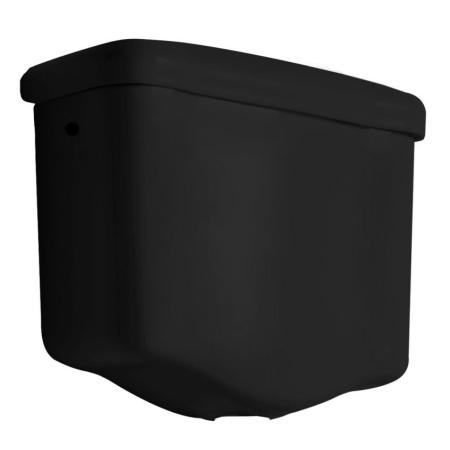 Kerasan Retro Spłuczka WC górna czarny mat 108031