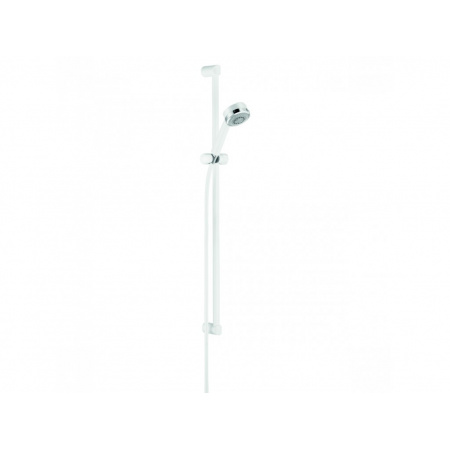 Kludi Zenta 3S Zestaw prysznicowy natynkowy 90 cm chrom/biały 6085091-00