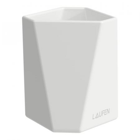 Laufen Home Collection Kubek na szczoteczki do zębów ceramiczny biały H8777740000001