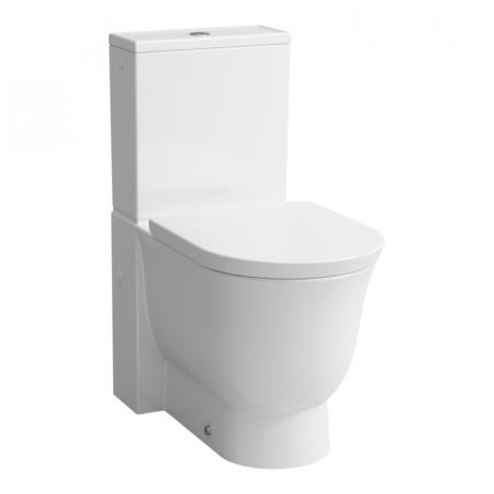 Laufen The New Classic Toaleta WC kompaktowa bez kołnierza biała z powłoką LCC H8248584000001