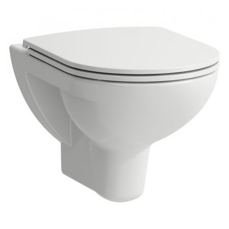 Laufen Pro B Zestaw Toaleta WC 53x36 cm bez kołnierza + deska wolnoopadająca biała H8669510000001