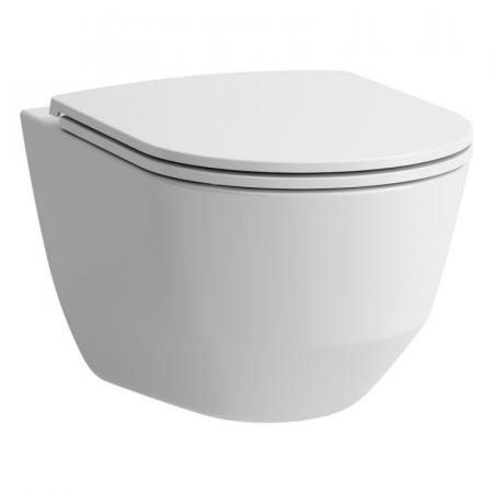 Laufen Pro Toaleta WC 49x36 cm bez kołnierza z powłoką krótka biała H8209654000001