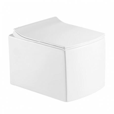 Lavita Fago Zestaw Toaleta WC 48.5x35 cm + deska wolnoopadająca biała 5908211484273