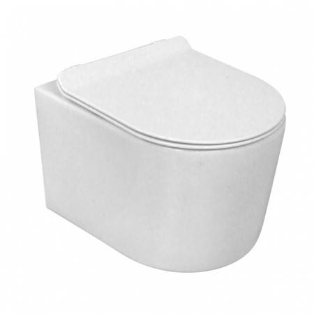 Lavita Loso Zestaw Toaleta WC 46.5x33 cm bez kołnierza + deska wolnoopadająca biała 5908211492469