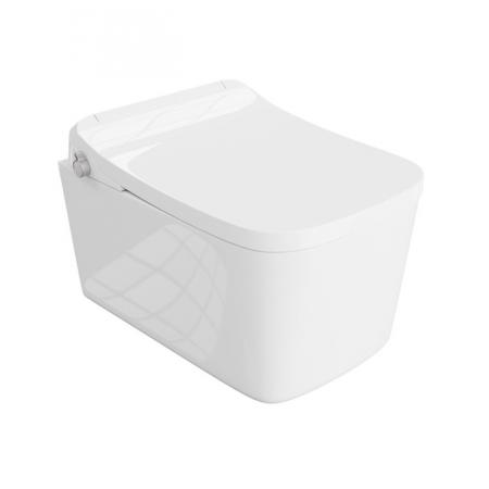 Lavita Murya Zestaw Toaleta WC bez kołnierza 53x36,5 cm + deska myjąca Smart biały połysk 5900378332879