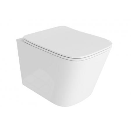 Lavita Prime Zestaw Toaleta WC 50.5x34 cm + deska wolnoopadająca biała 5908211413365