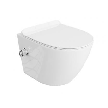 Lavita Salto Zestaw Toaleta WC z funkcją bidetu 49x37 cm + deska wolnoopadająca biała 5900378325079