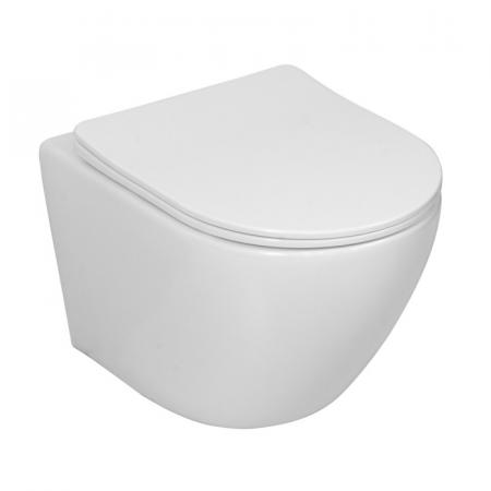 Lavita Sinto Toaleta WC 49x37 cm bez kołnierza + deska wolnoopadająca biała 5908211403878