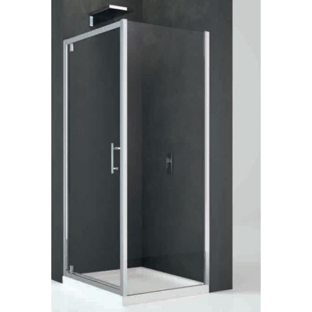 Novellini Kali Ścianka stała do drzwi prysznicowych 68-71x195 cm + środek czyszczący GRATIS KALIF68-1B