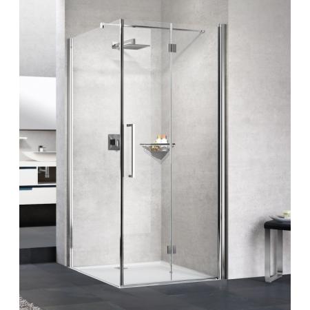 Novellini Young 2.0 F Ścianka prysznicowa boczna 101-103x200 cm, profile chrom szkło przezroczyste Y2FG101-1K