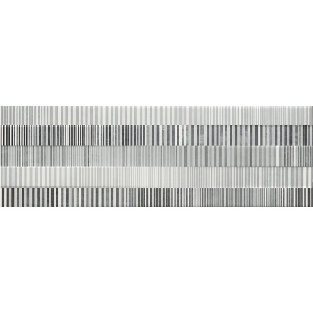 Opoczno Concrete Stripes Inserto Stripes Listwa dekoracyjna 29x89x1,1 cm, szara matowa ND033-006